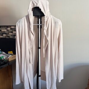 Women's Cream Hooded Jacket